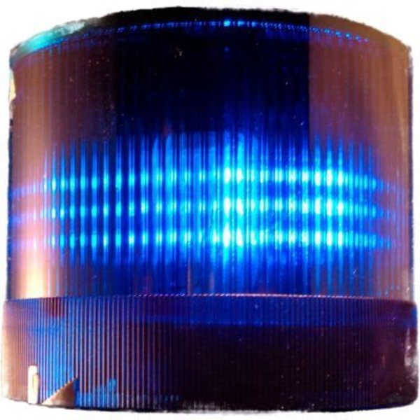 Springer Controls Co Springer Controls / Texelco LA-264F 70mm Stack Light, Flashing, 120V AC/DC LED - Blue 26-4F